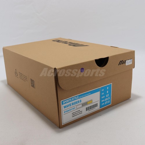 

Мужская повседневная обувь Mizuno Sportstyle Wave Rider Beta White Grey Yellow D1GA3311-01, Белый, Wave Rider Beta