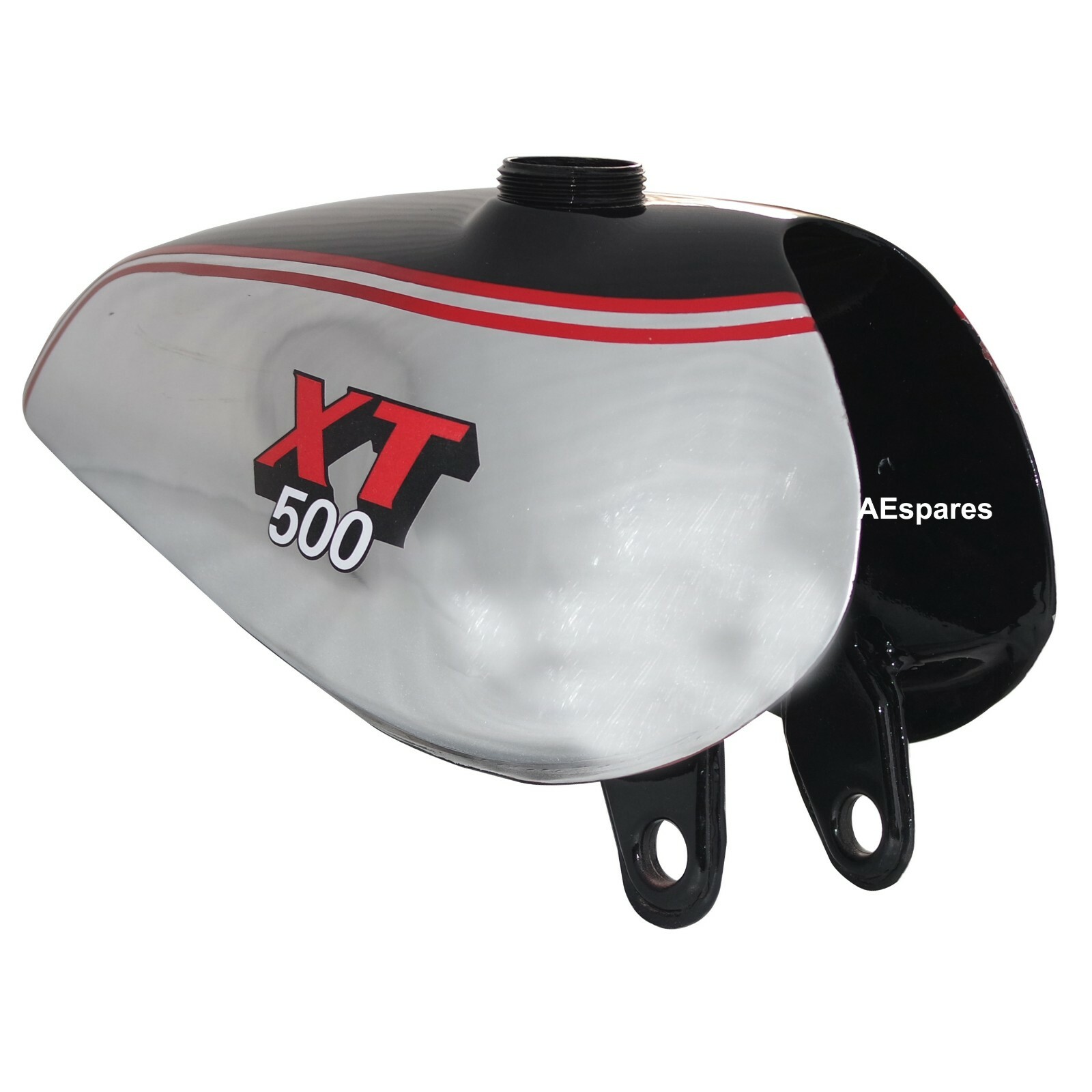 Fits YAMAHA XT TT 500 Black Painted Aluminum Fuel Petrol Tank & Cap 1U6 1980 