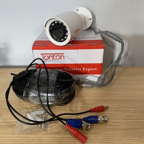 Tonton Full HD 1080P Outdoor Hybrid Security Bullet Camera100ft Long Night Vi...