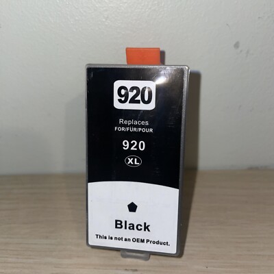 HP #920XL Black Ink Cartridge CD975AN Non-OEM Product