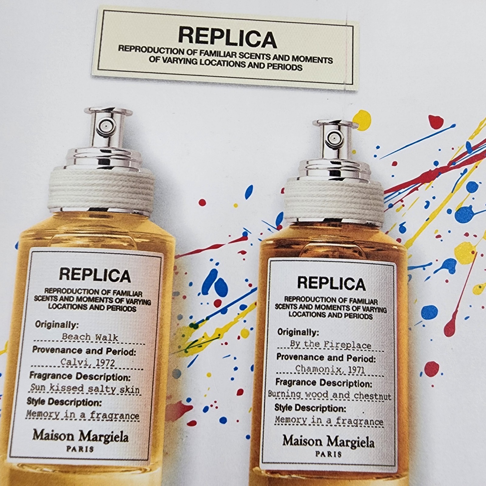 Maison Margiela By The Fireplace and Beach Walk Perfume Duo Set 2