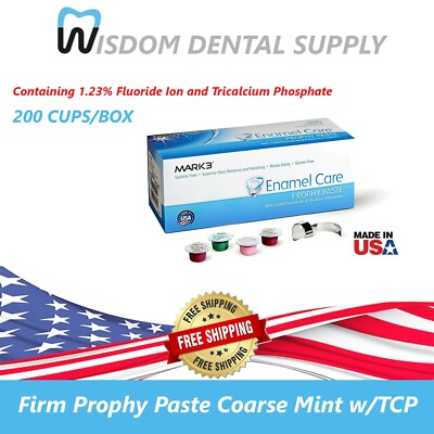 Enamel Care Firm Prophy Paste Coarse Mint w/TCP 200/bx. - MARK3 