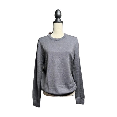 Banana Republic Italian Yarn 100% Merino Wool Women's Sweater, Size M, Gray