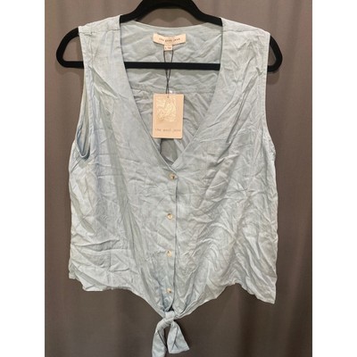 the good jane women s top blue size L (b4)