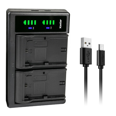 Kastar Battery LTD2 USB Charger for Blackmagic Design Pocket Cinema Camera 4K 6K