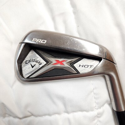 Callaway X Hot Pro # 6 Iron Flighted Project X 6.0 Rifle Steel Shaft RH