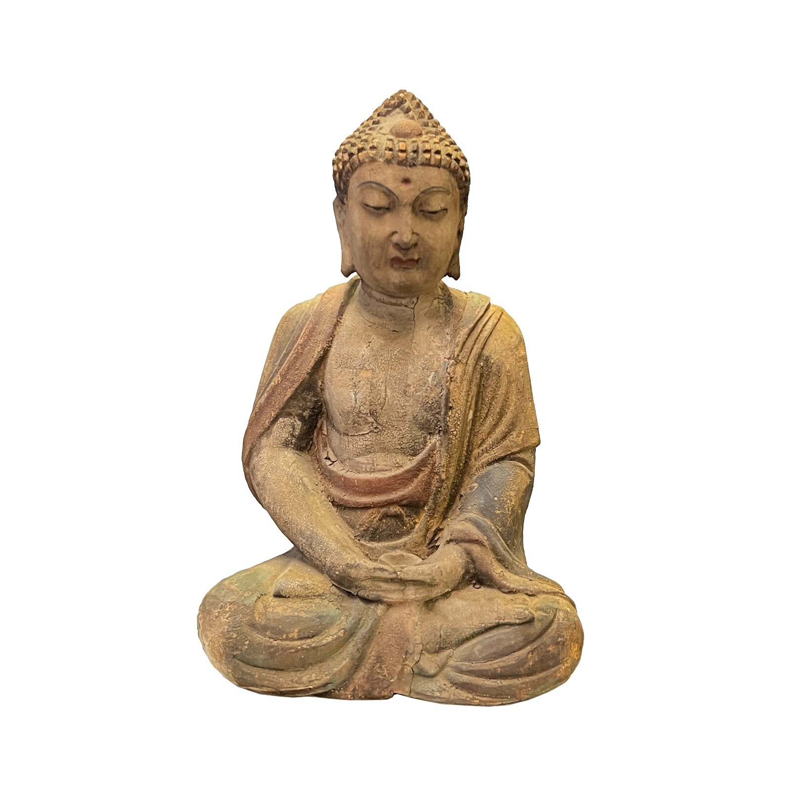Rustic Wood Sitting Gautama Amitabha Shakyamuni Buddha Statue ws2734S Rustic Wood Sitting Gautama Amitabha Shakyamuni Buddha Statue ws2734S