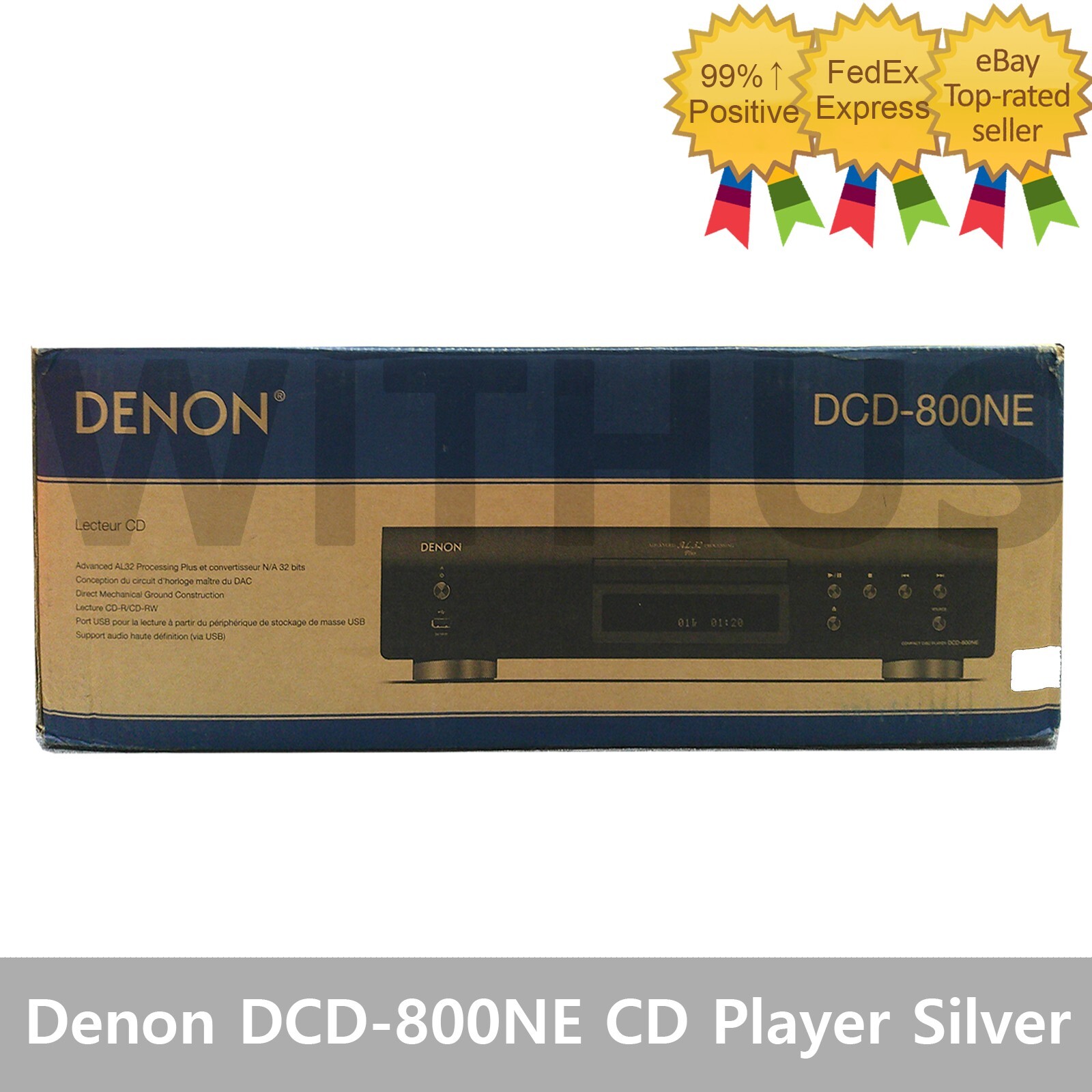 Denon DCD-800NE CD Player Silver AC 220V / 60Hz Only - Tracking | eBay