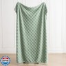 Sage Green 300GSM Fluffy XL Throw Blanket Soft Fleece Bed and Couch Blankets for Bedroom, Farmhouse, and Aesthetic Room Decor 50×70