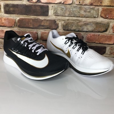 zoom fly black white gold