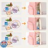 HOMIGLAM Expandable 34L Diaper Bag Backpack – Baby Travel Bag with Changing Pad, Waist Pack and Stroller Straps, Lightweight, Ergonomic and Gift-Ready for Moms