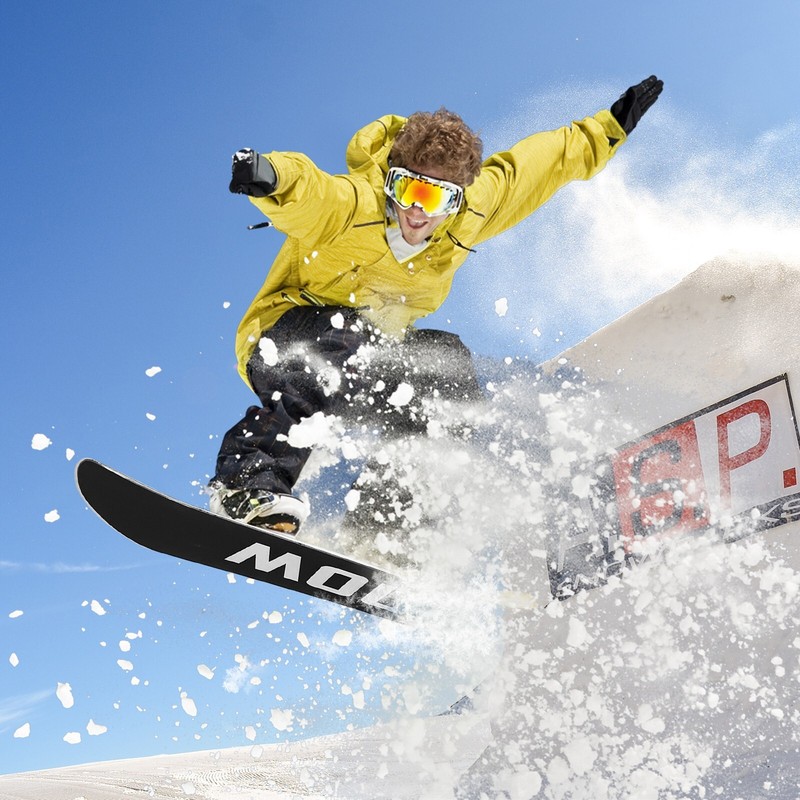 Single Snowboard Adjustable Step In Bindings Snowboard Snowboarding For Beginner