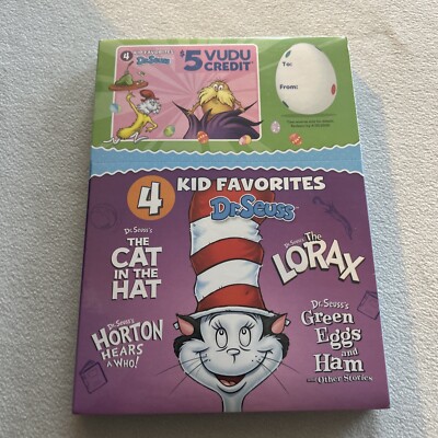 4 Kid Favorites Dr. Seuss DVD  NEW
