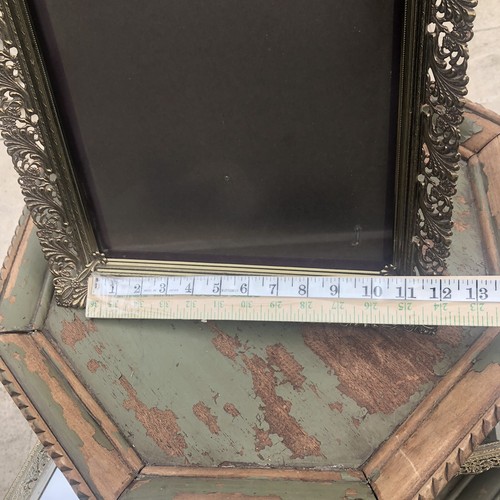 Vintage  Table Or Wall Picture Frame BRASS/ Metal 16.5x13.5