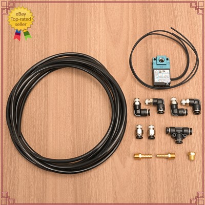 For Honda MAC Boost Control Solenoid 3port valve Push Connect Vacuum Fitting Kit