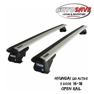 Thule WingBar Evo серебро Крыши Bars  Hyundai i20 Active 5 дверь/ 16-18 Open Rail
