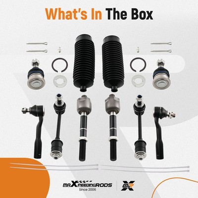 10pc Front Stabilizer Bar Link Tierod Ball Joint for Sequoia Tundra 2003-07 2006