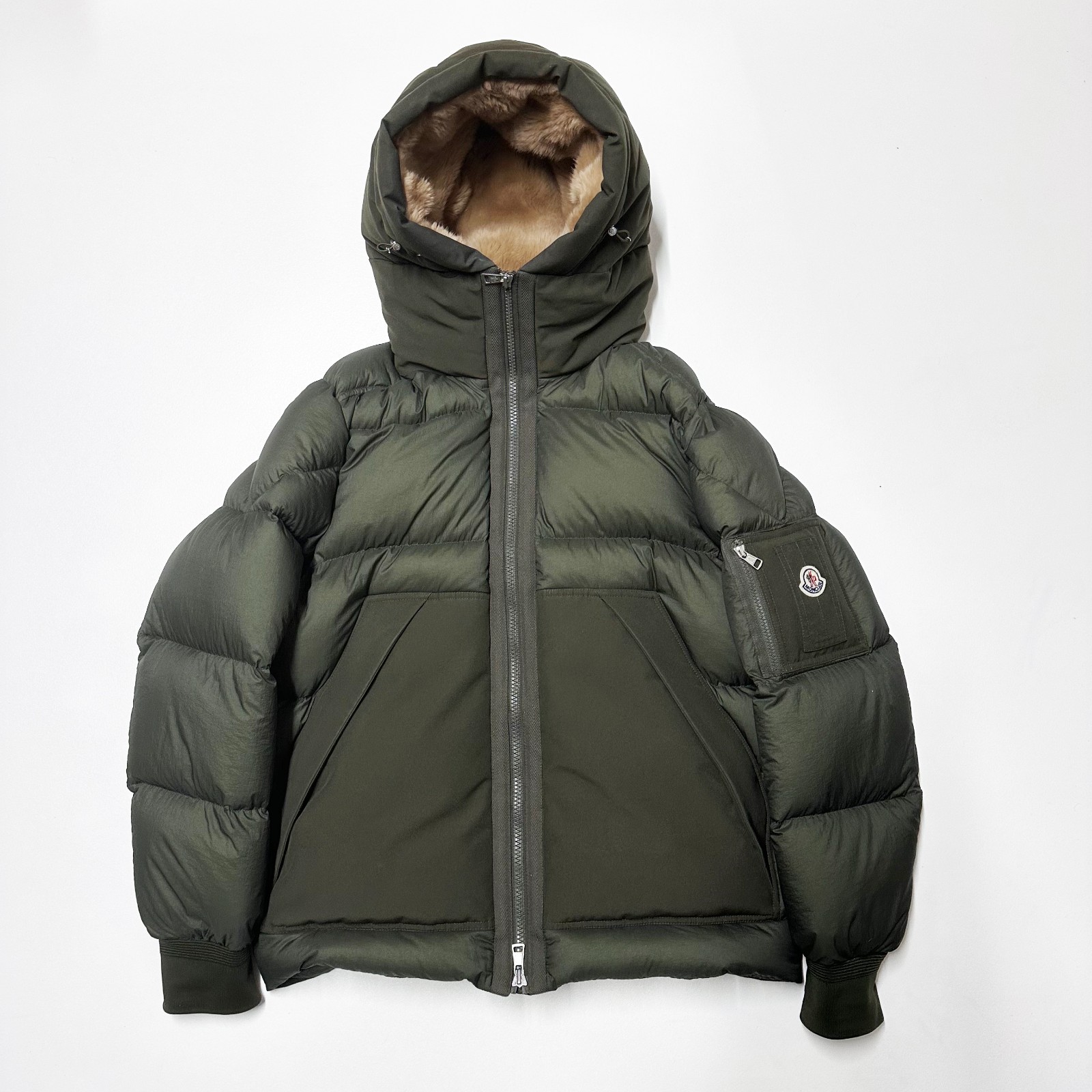 モンクレール★MONCLER KJERAG★23AW★サイズ3★カーキ 100% AUTHENTIC MONCLER KJERAG SIZE 4 JACKET MENS PUFFER DOWN XL