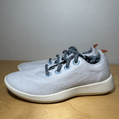 Women Sz 7 - Allbirds WR Wool Runners Light Blue Shoes Sneakers New