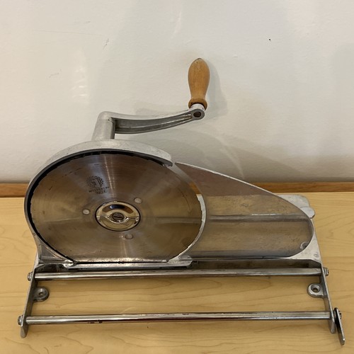vintage Ritter Patent manual Hand Crank meat slicer