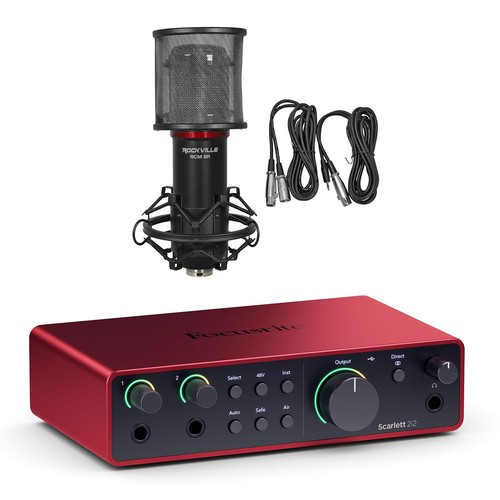 Focusrite Scarlett 2i2 USBインターフェース Focusrite Scarlett 2i2 4th Gen 2 In 2 Out Recording Interface