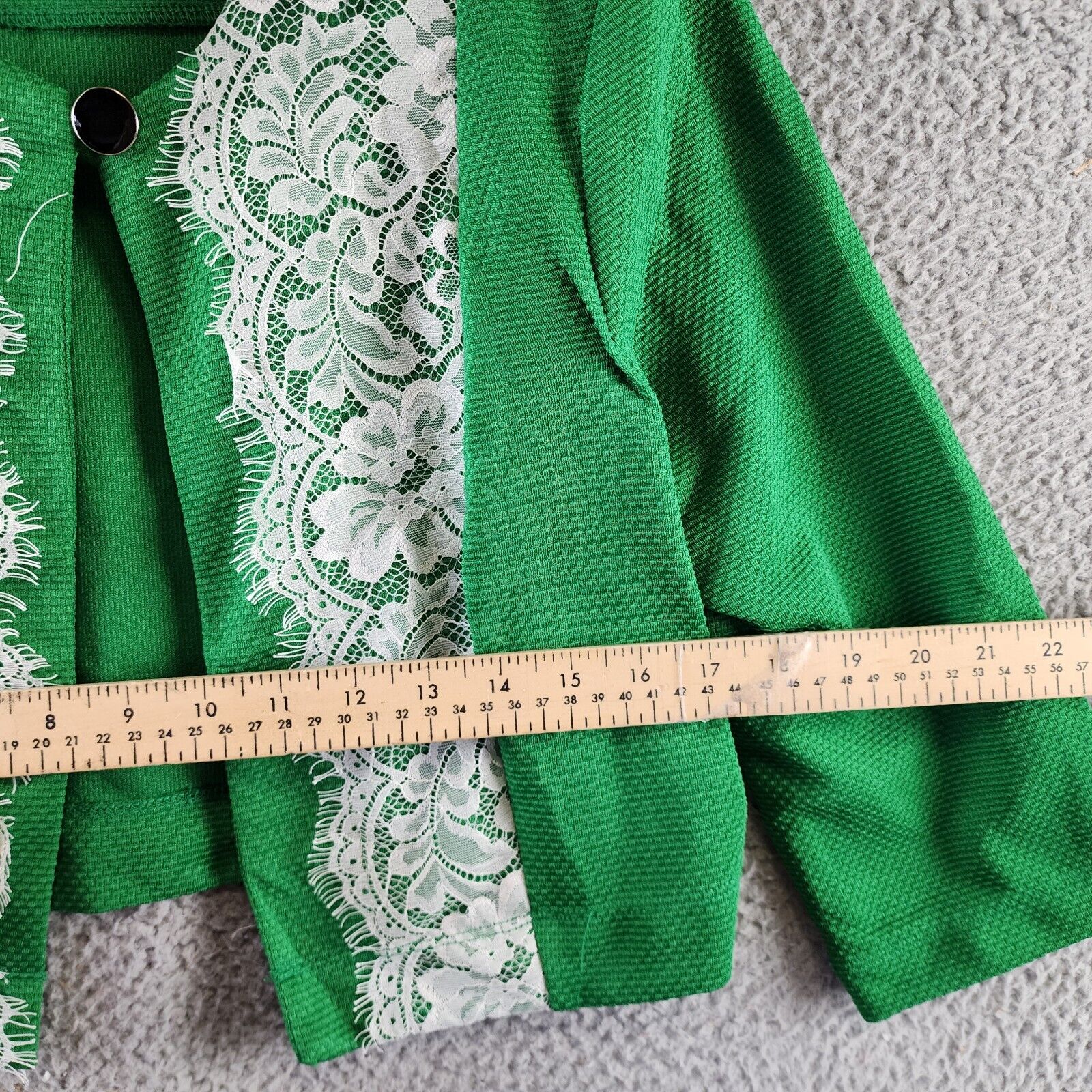 NY Collection Petite Two Piece Jacket And Dress Set Women's 12P Emerald Jacilynn - Picture 15 of 24