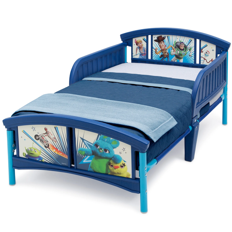 Kids Toddler Bed Disney/Pixar Toy Story 4 Plastic Sleep and 