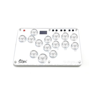 SZJLMKJ Mini fighting game keypad controller SallyBox with LED Light WASD Mec...