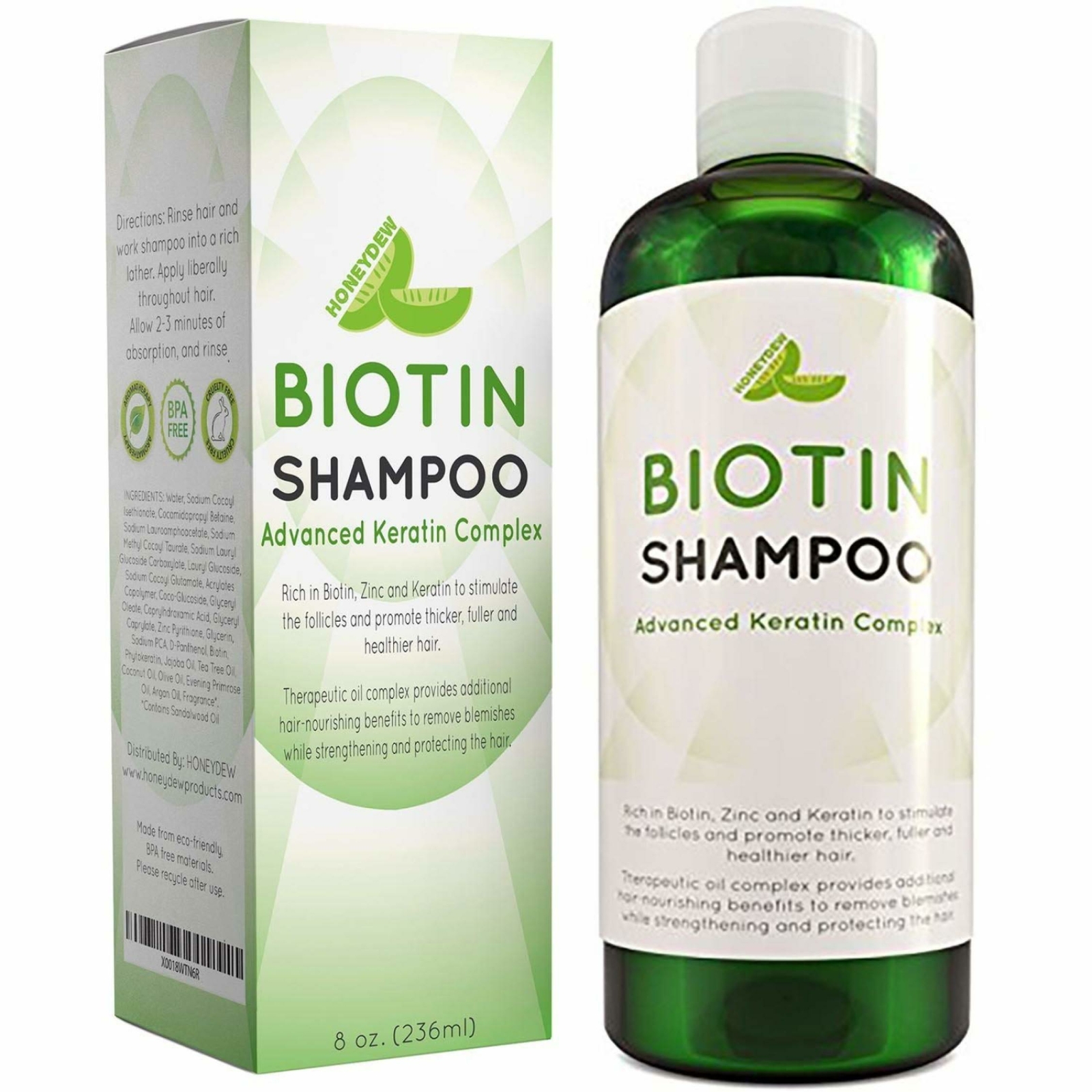 Shampoo Hair Loss DHT Blocker Biotin Growth Regrowth Treatment Revitalizing