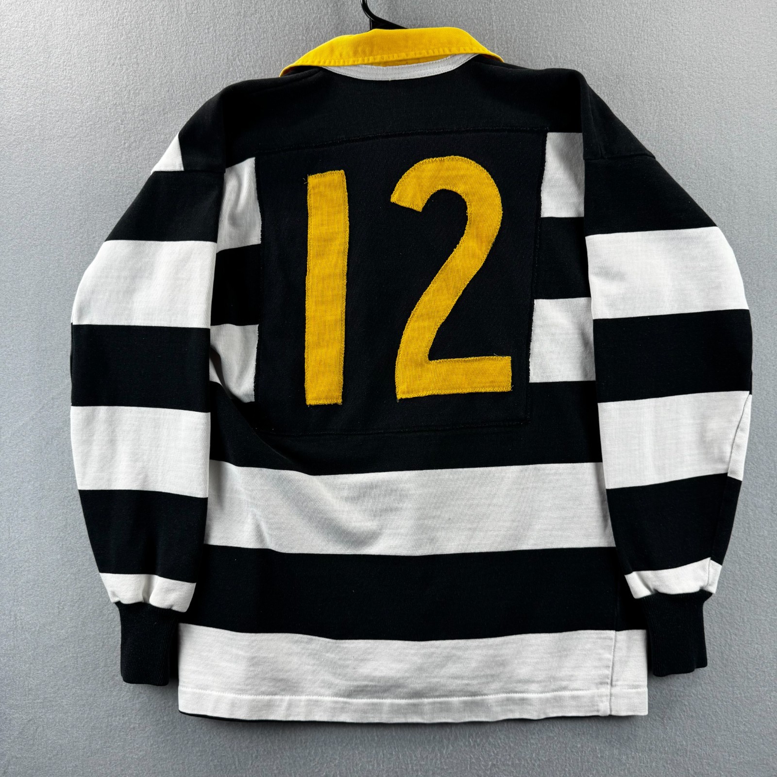 Vintage Canterbury Rugby Shirt Mens 46 Jersey 80s Oriental