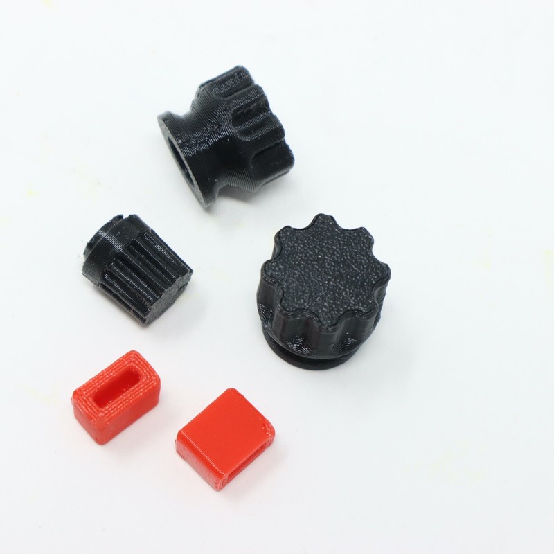 Upgrade Kit for Uniden BC 780 XLT New Knobs and Feet (Scanner Not