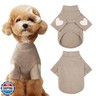 Yaopelky Dog Sweatshirt for Small Medium Dogs Warm Pet T Shirt Dog Clothes with Heart Print Cat Puppy Outfit Doggie Sweatshirts for Teddy,Chihuahua Schnauzer (Coffee, Medium)