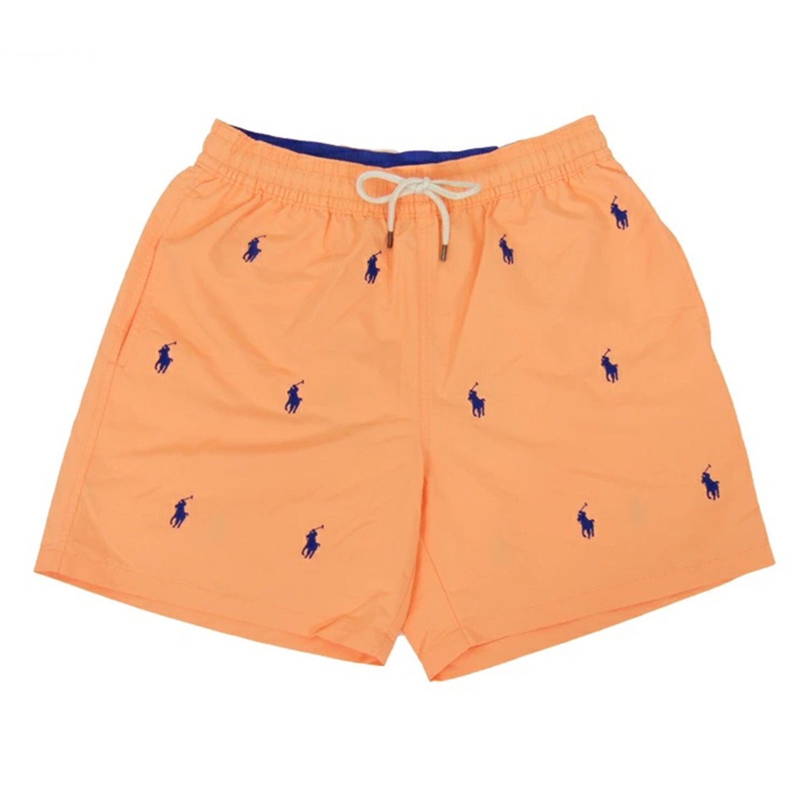 Мужские плавки для купальника Polo Ralph Lauren Multi-Pony - Ярко-оранжевый (синий)