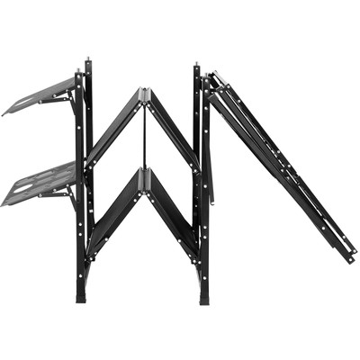 VEVOR Camping Kitchen Table Folding Portable Cook Station Tables Shelves&A Sink