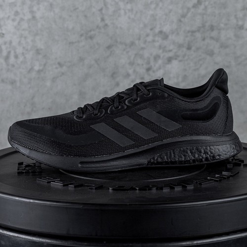 

Adidas Supernova + Boost Мужские спортивные беговые кроссовки черного цвета # 467, Черный, Adidas Supernova