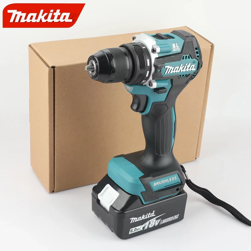 -DDF487 Charging Drill, Brushless Lithium Electric Screwdriver, Home Wireless Pi