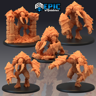 UMBER HULK, Dungeons and Dragons Miniatures, Epic Miniatures, DnD Monster INsect
