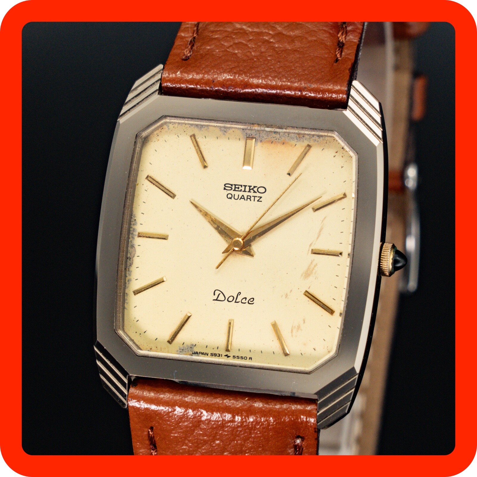 UTT760 SEIKO DOLCE オールドクォーツ 7731-5090 現状品｜アクセサリー 