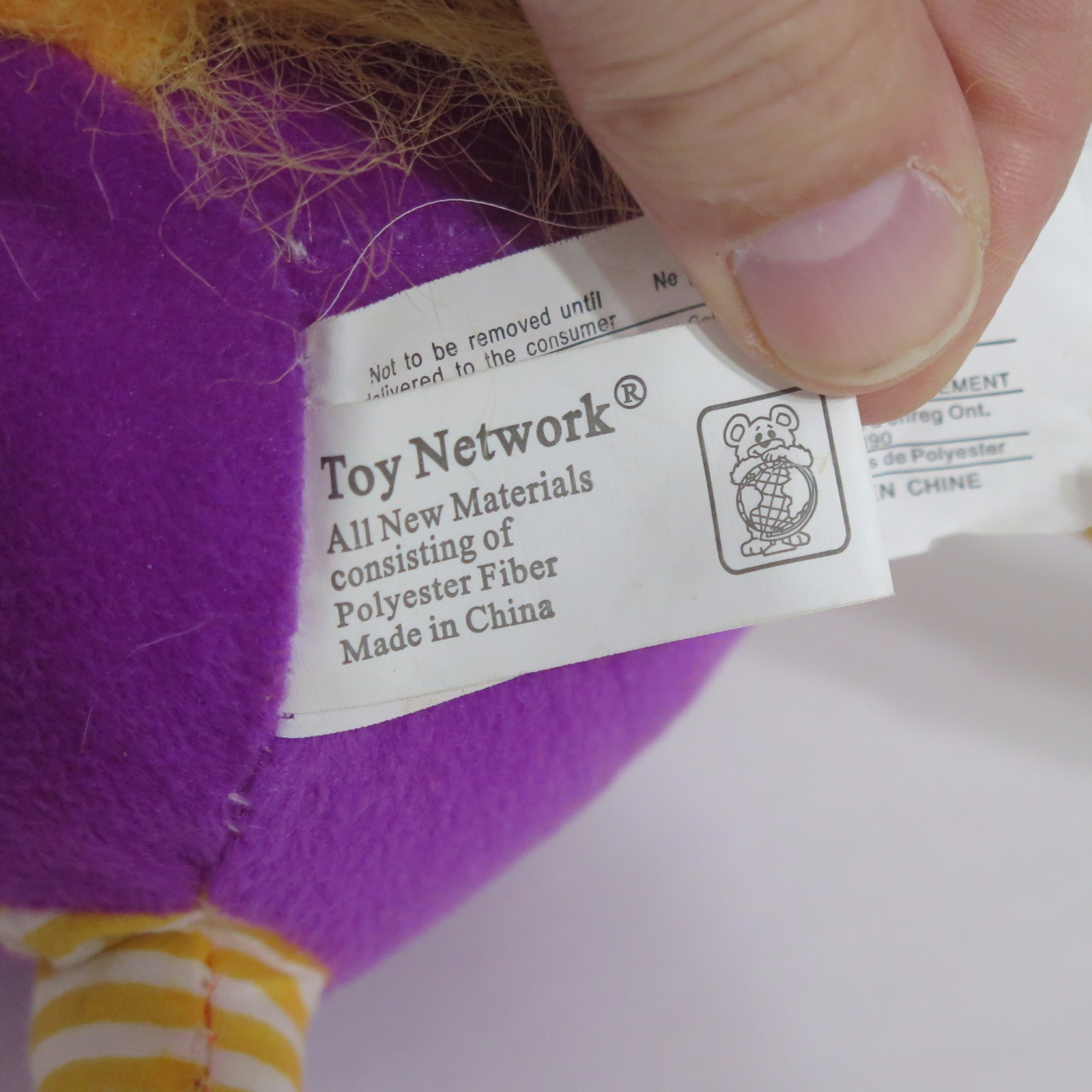 Plush Horse Purple Orange Stuffed Animal Toy Network