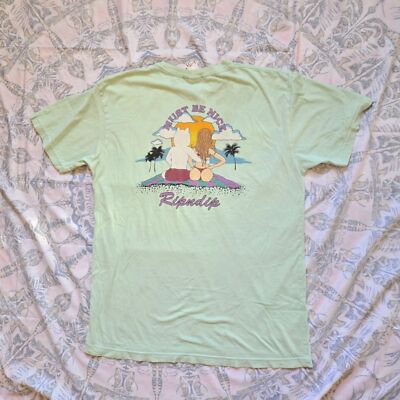 RIPnDIP Must Be Nice - Sun's Out Light Green Graphic T-shirt VGUC Men's XL