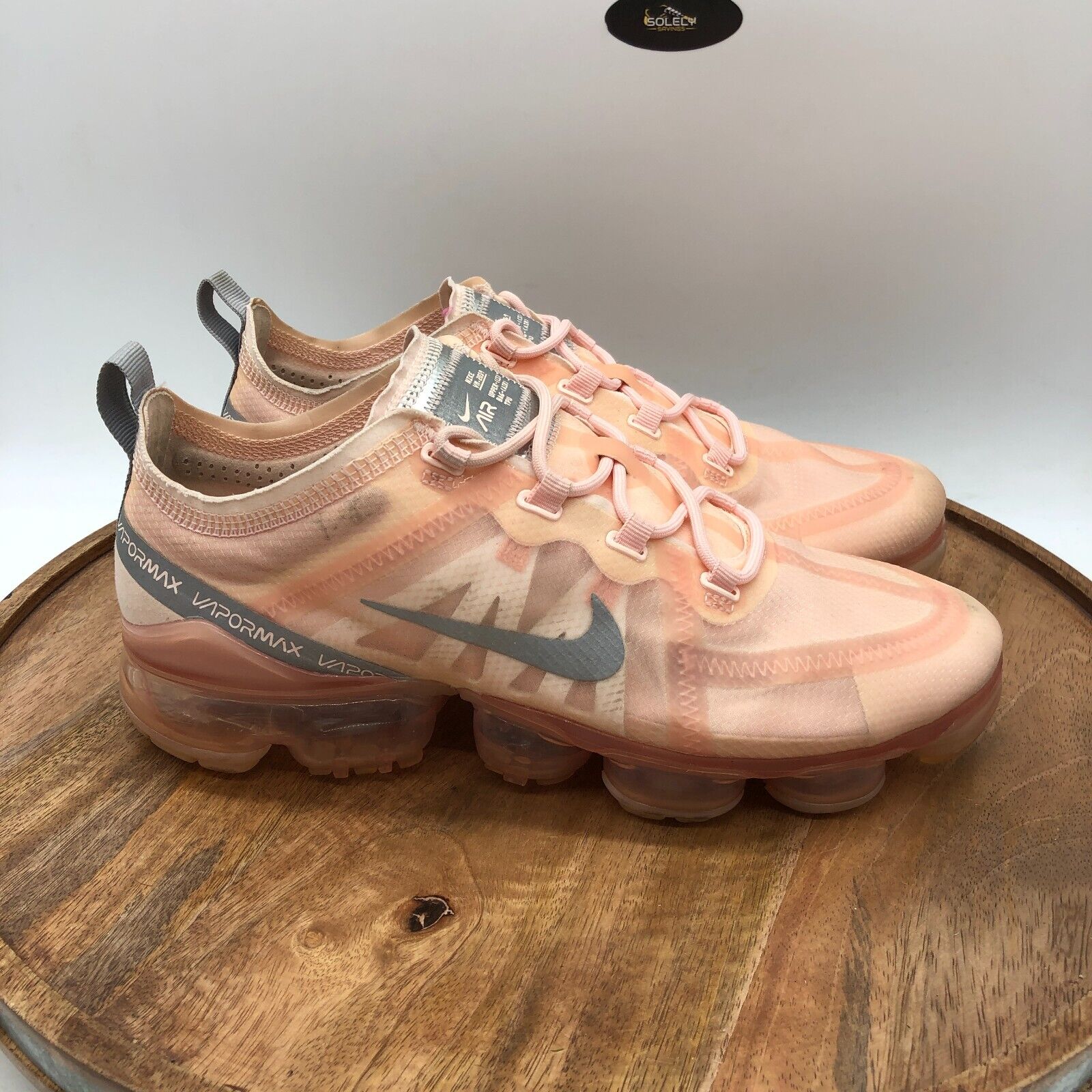 Nike Air Vapormax 2019 Pink Silver Women Running Shoes Nike Air Vapormax 2019 Pink Silver Women Running Shoes