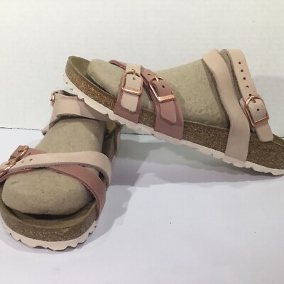 Birkenstock Women s Size 7 Narrow Blanca Rose Old Rose Nubuck