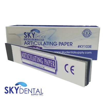 Dental Articulating Paper Thick / Thin / X-Thin / XX-T Sheets 144/Box