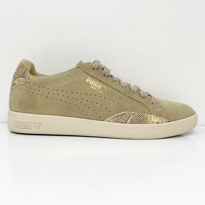 Puma Womens Match Low 363048 01 Бежевые повседневные кроссовки, размер 7,5