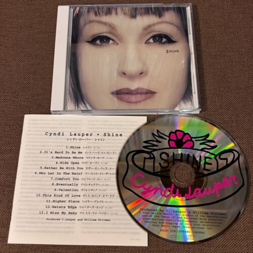 CYNDI LAUPER Shine JAPAN CD EICP358 w/ PS + JAPANESE BOOKLET CYNDI LAUPER Shine JAPAN CD EICP358 w/ PS + JAPANESE BOOKLET