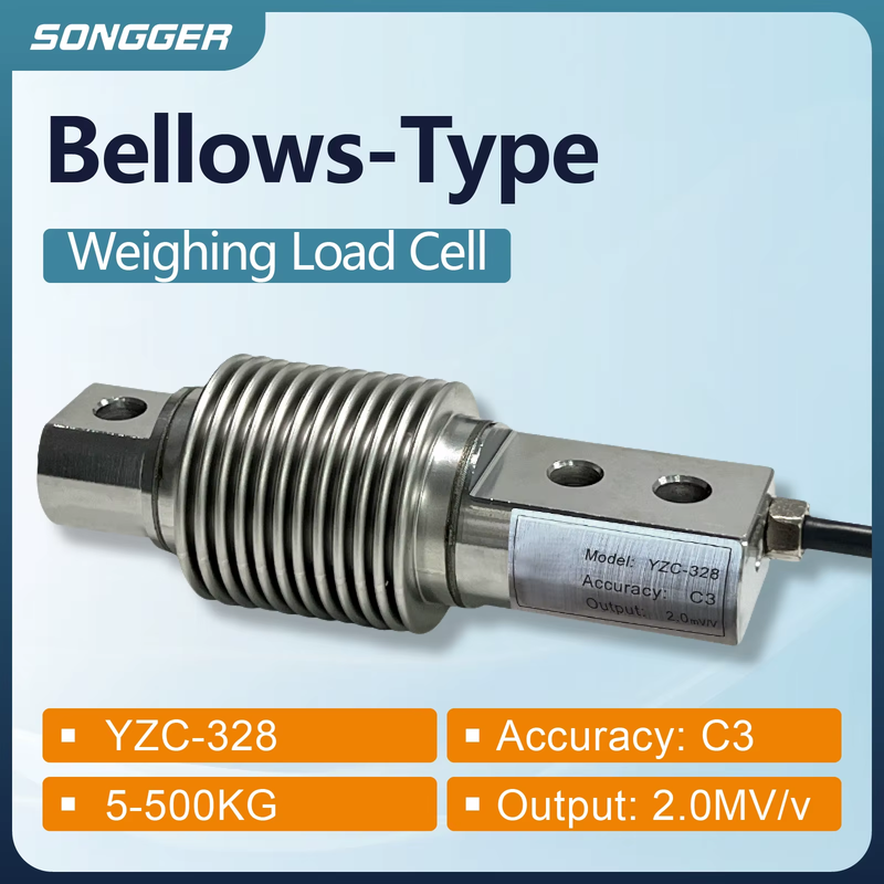YZC-328 Stainless Steel Bellows Load Cell 5-500kg for Belt Scale Hopper Scale Ba