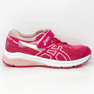 Asics Girls GT 1000 7 1014A006 Розовые кроссовки для бега, размер 2