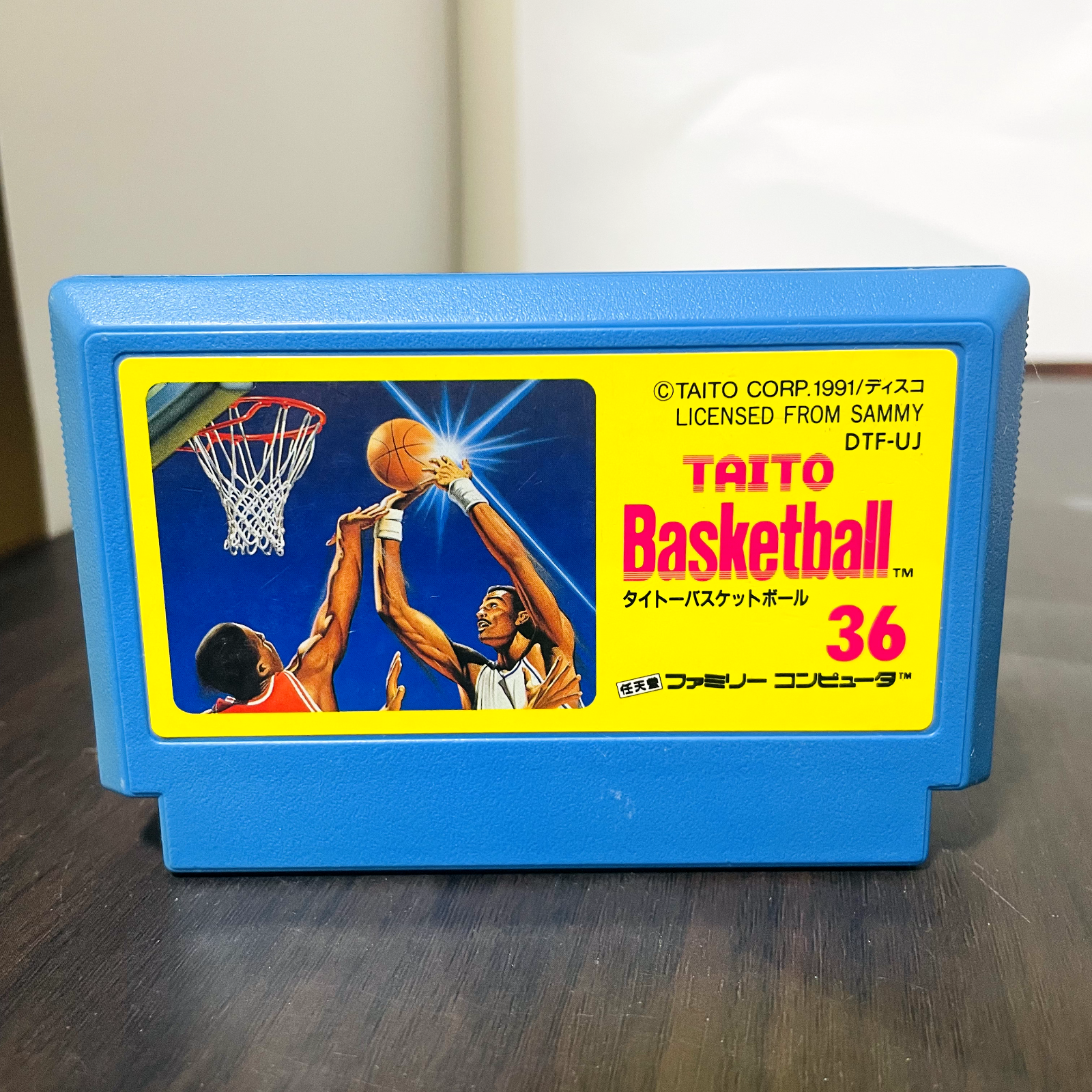 Taito Basketball Nintendo Famicom Taito 1991 Japanese