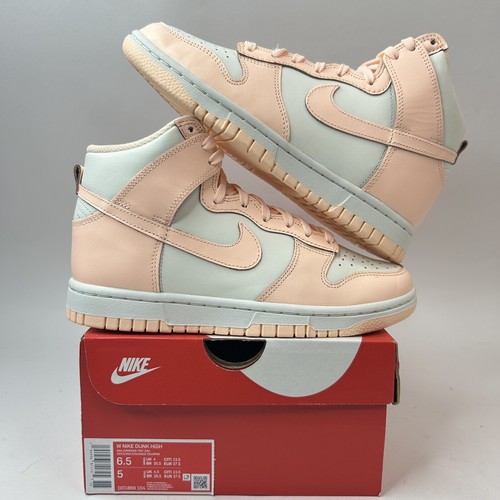 スニーカー Nike Dunk High Sail Crimson Tint (W) 2021 wmns Nike Dunk High WMNS “Sail Crimson Tint” DD1869-104 Women's