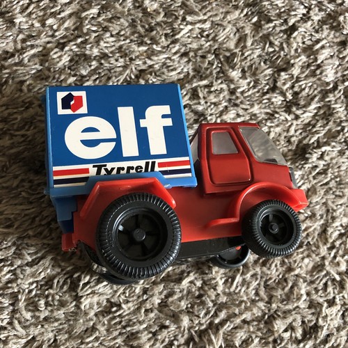 Tyrrell Elf Racing Team Tin Truck Missing Door Made In Japan